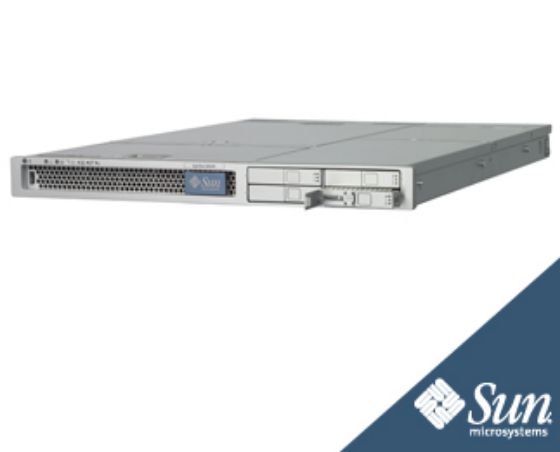 Picture of Sun Sunfire X4100 1U Server 2x AMD 285 2.6ghz DC, 16gb RAM, 2x 73gb SAS Hard Drive w/Rails