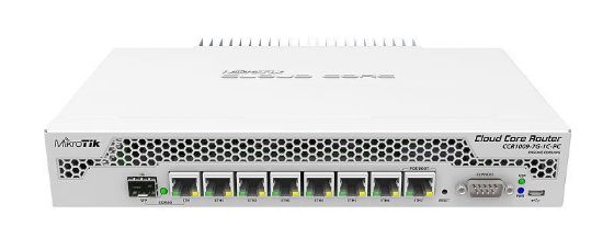 Picture of MikroTik CCR1009-7G-1C-PC 7x Gigabit Ethernet, 1x Combo port (SFP or Gigabit Ethernet)