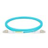 Picture of 1m (3ft) LC UPC to LC UPC Duplex OM4 Multimode PVC (OFNR) 2.0mm Fiber Optic Patch Cable (regular boot)
