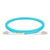 Picture of 1m (3ft) LC UPC to LC UPC Duplex OM4 Multimode PVC (OFNR) 2.0mm Fiber Optic Patch Cable (regular boot)