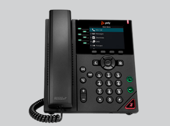 Picture of Poly VVXOBI350P VVX 350 DESKTOP PHONE,OBI,POE 