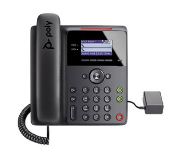 Picture of Poly EDGEB10 Edge B10 VoIP SIP desktop / wallmount telephone, 2 x Fast Ethernet, 2 x line keys