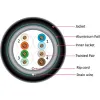 Picture of Vertical Cable 059-494-WS-CWT Shielded Outdoor UV Rated CAT5E 8-Conductor 4-Pair 24-gauge