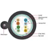 Picture of Vertical Cable 059-498SMESG Shielded Outdoor UV Rated Cat5e 350-MHz 8-Conductor 4-Pair 24-gauge CMX Solid
