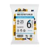 Picture of Vertical Cable 352-V2711YL25 RJ45 / CAT6 8x8 Data Grade Keystone U-Jack Insert - 25-pack - Yellow