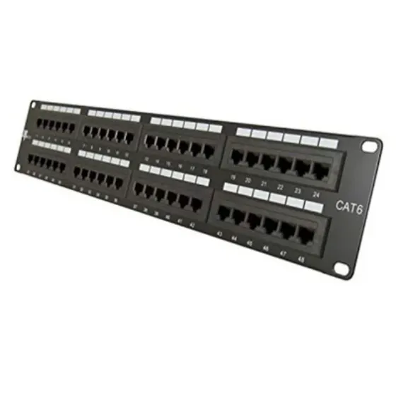 Picture of Vertical Cable 042-378-48 2U CAT6 48 Port, 110 IDC Patch Panel